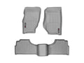 WeatherTech 02-07 Jeep Liberty Front and Rear Floorliners - Grey