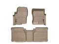 WeatherTech 05+ Nissan Frontier Front and Rear Floorliners - Tan
