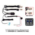 XK Glow Razor Light Bar Fog + Strobe Kit 6in