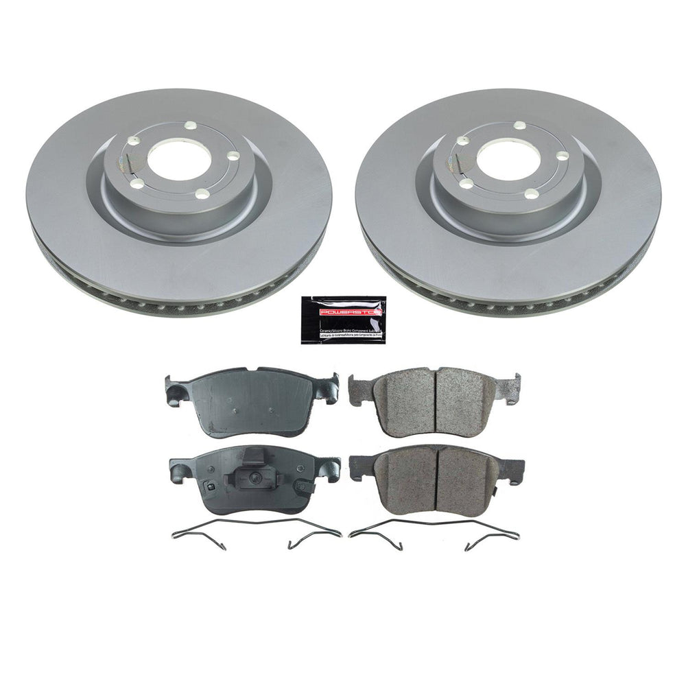 Power Stop 20-21 Lincoln Corsair Front Z17 Coated Brake Kit