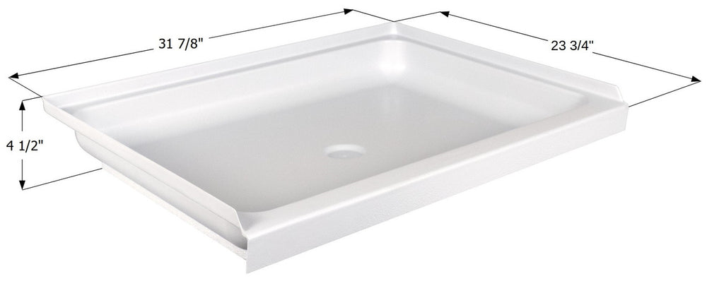 SHOWER PAN SP2432PW CENTER DRAIN ASSEMBLY