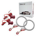 Oracle 15-21 Dodge Challenger WP LED Fog Halo Kit - Red