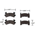 BRAKE PADS GM METRIC C2