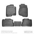 Westin 2016-2018 Honda Pilot (5 passenger) Profile Floor Liners 4pc - Black