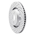 R1 09-15 Toyota Venza Front Left Drilled & Slotted Geoperformance Rotor