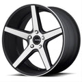 DISTRICT 19x8.5 5x114.30 SATIN BLACK W/ MACHINED FACE (35 mm)