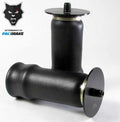 ~(4 lbs. 9X7X7)~ Heavy Duty Sleeve Style Replacement Air Spring 1 Piece Aluminum End Caps Pacbrake