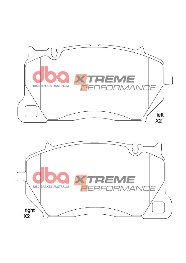 DBA 17-20 Porsche Cayenne (w/Ceramic Rotor/420mm Rotor w/o Weights) Front XP Performance Brake Pads