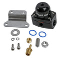 Fuelab 545 TBI Adjustable Mini FPR In-Line 10-25 PSI (1) -6AN In (1) -6AN Return - Black