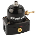 Fuelab 545 EFI Adjustable Mini FPR In-Line 25-90 PSI (1) -6AN In (1) -6AN Return - Black
