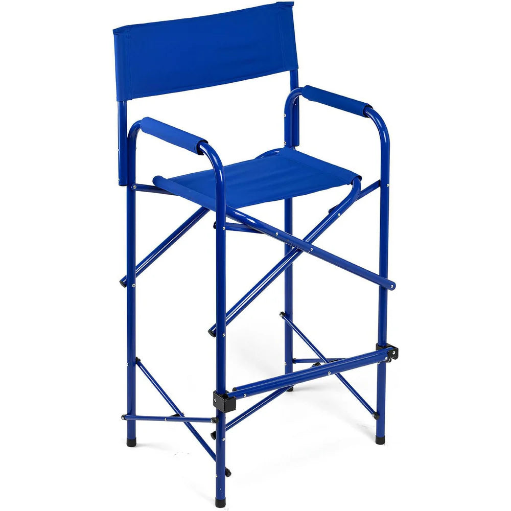 EZ UP DIRECTORS CHAIR TALL BLUE