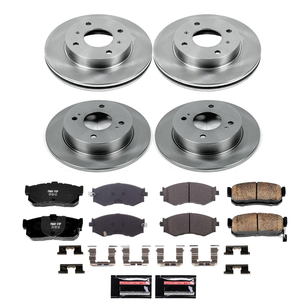 Power Stop 91-96 Infiniti G20 Front and Rear Autospecialty Brake Kit