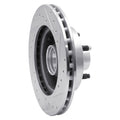 R1 83-94 Ford Ranger (USA/Canada) Front Left Drilled & Slotted Black Brake Rotor