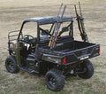QUICKDRAW SPORTING CLAYS GUN RACK MOUNTS ON BEDSIDES OF UTV HOLDS 4 GUNS