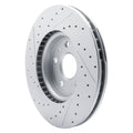 DFC 10-25 Buick Allure Front Right Drilled & Slotted Geoperformance Rotor