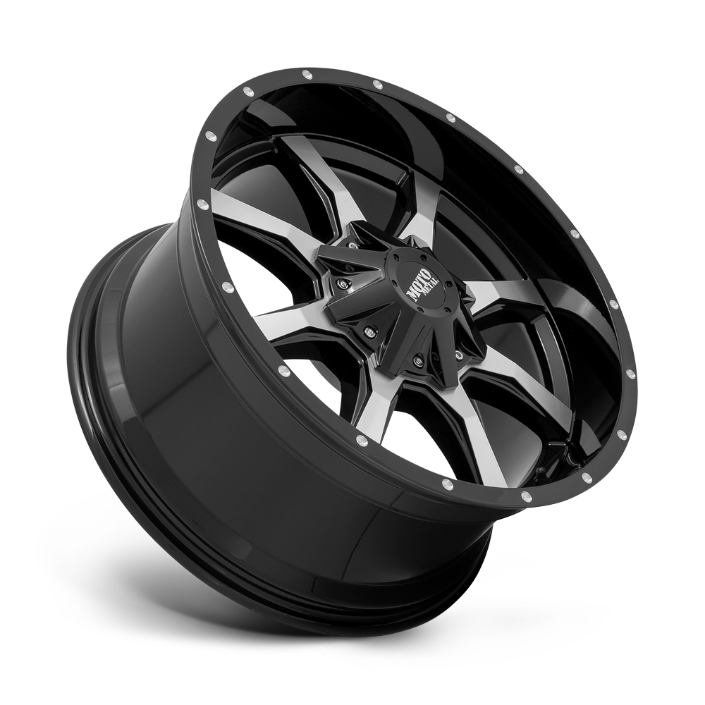 MO970 18X9 6X4.5 G-BLK MILL SPK 18M