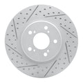 R1 05-12 Acura Rl Front Left Drilled & Slotted Geoperformance Rotor