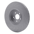 DFC 19-22 BMW X5 Left Rear GeoSPEC Coated Rotor - Dimpled