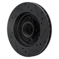 R1 1982-1995 Buick Regal Front Left Drilled & Slotted Black Brake Rotor