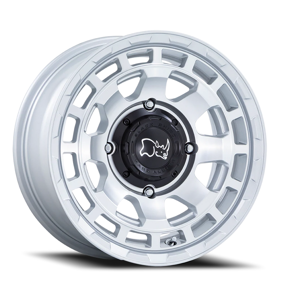 Wheel Pros Black Rhino Hard Alloys - UTV CHAMBER UTV 15X7 4X156 115 10 H-SLV MCH BU002SD15704410