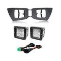 Cali Raised 2012-2015 Toyota Tacoma Led Fog Light Pod Replacements Brackets Kit - W/ 3X2 18 Pods