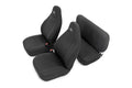 ~(11.4 lbs. 27X21X8)~ Jeep Neoprene Seat Cover Set Black [03-06 Wrangler TJ]
