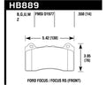 Hawk HP Plus Track Only Ferro-Carbon Brake Pads