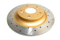 DBA 00-09 Honda S2000 Rear Street Series Drilled & Slotted Rotor w/Gold Hat