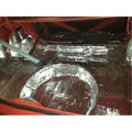 TRUNK CUSTOM INSULATION KIT POLYMER BLACK BACKING SILVER