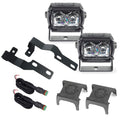 Oracle 05-14 Toyota Tacoma A-Pillar Hood Mount Brackets w/ VEGA Series 2 Spotlights
