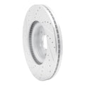 DFC 13-20 Ford Fusion Front Right Drilled & Slotted Silver Brake Rotor