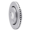DFC 07-21 Ford F-150 4WD Front Left Drilled & Slotted Silver Brake Rotor