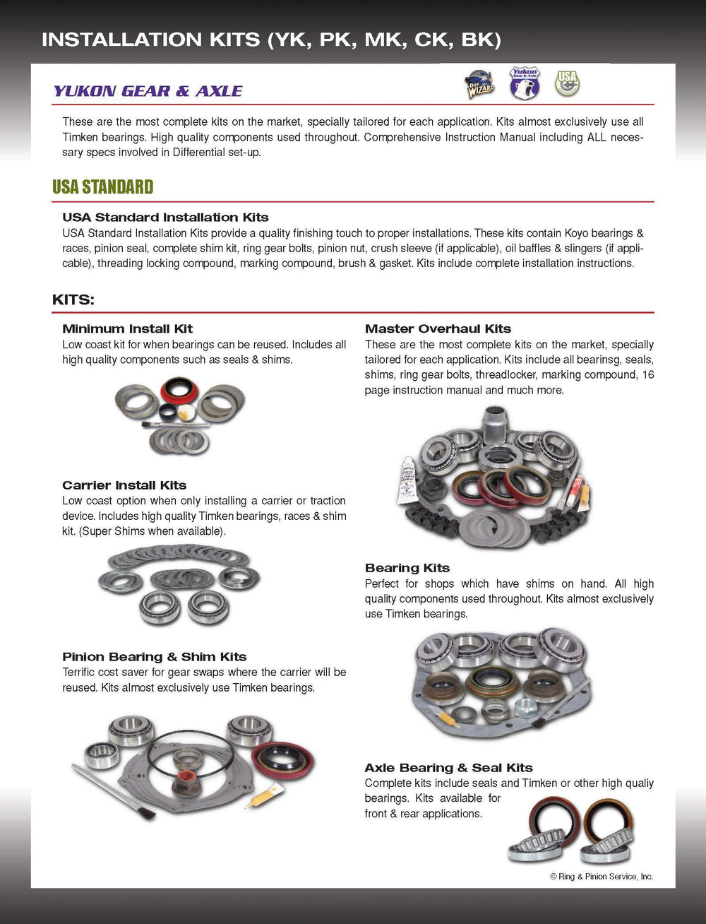 USA Standard (Yukon) auto part