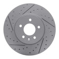 R1 13-25 Cadillac Ats Front Right Drilled & Slotted Geoperformance Rotor