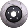 StopTech 15-19 Subaru WRX / Legacy / Outback & 08-14 Tribeca Slotted Sport Left Brake Rotor