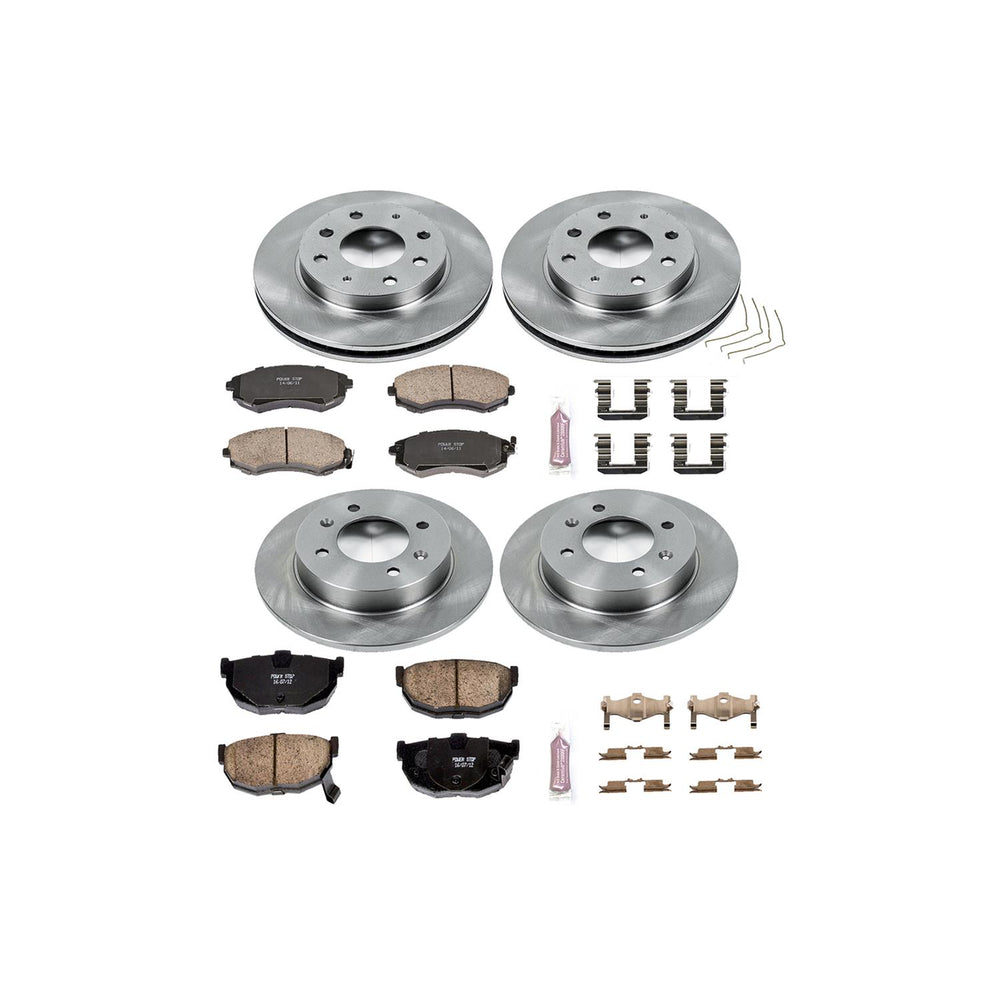 Power Stop 98-01 Hyundai Elantra Front & Rear Autospecialty Brake Kit