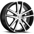 Aluminum Wheels 17x7.5 Encore 145S Hyper Silver Split Spoke 40 Offset 5 on 110/5 on 115 Bolt Pattern 72.62 Bore Raceline
