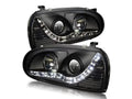 9398 1DODGE RAM 1500 /9402 DODGE RAM 2500/9402 DODGE RAM 3500 CRYSTAL HEAD LIGHTS(BLACK/CLEAR)