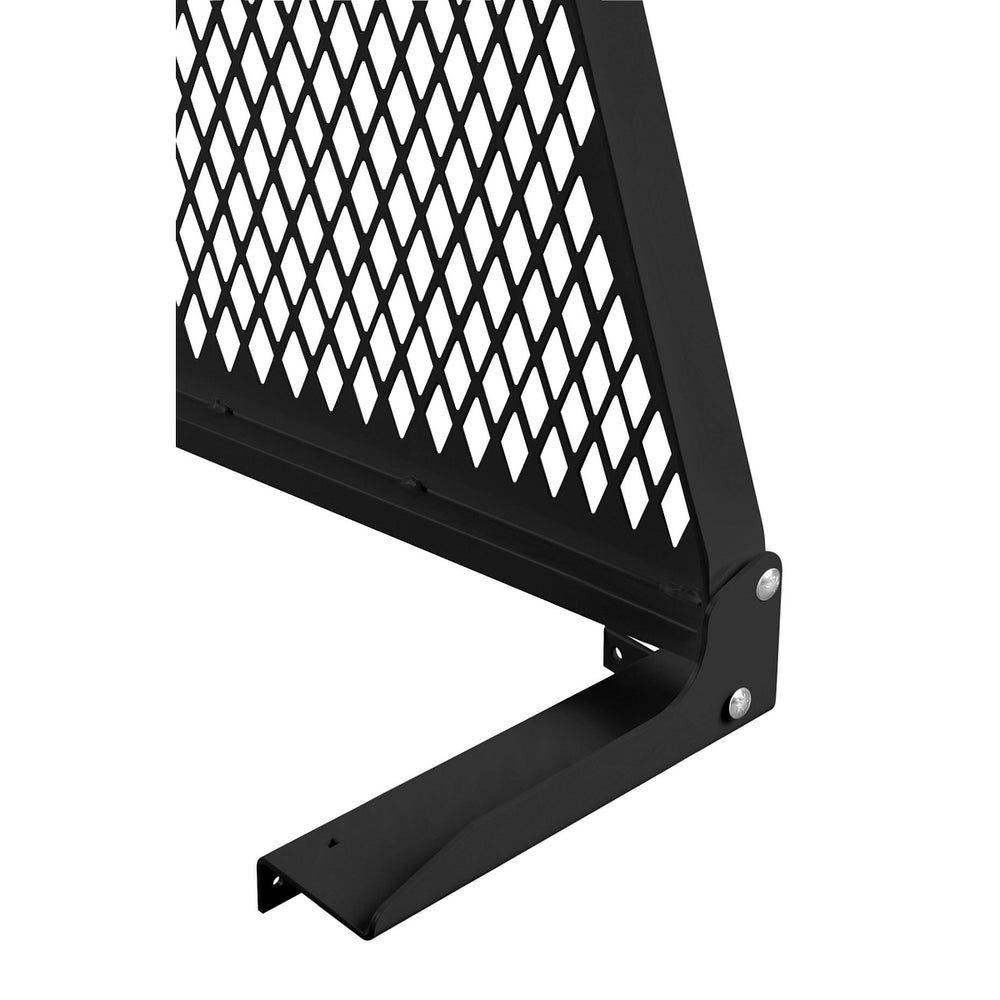 FULLSIZE HEADACHE RACK MOUNTING KIT 63.0IN63.5IN STEEL FRAME BLACK ARMOR TUF POWDERCOAT