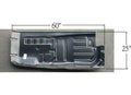 LH COMPLETE FLOOR (60 IN. X 20 IN.) MUSTANG 7173