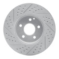 DFC 03-09 Mercedes-Benz E350 Front Right Drilled & Slotted Geoperformance Rotor