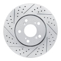 R1 14-20 Acura Rlx Front Left Drilled & Slotted Geoperformance Rotor