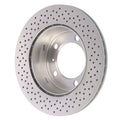 SHW 17-18 Porsche 718 Boxster 2.0L w/o Ceramic Brakes Rear Drilled MB Brake Rotor (98735240101)
