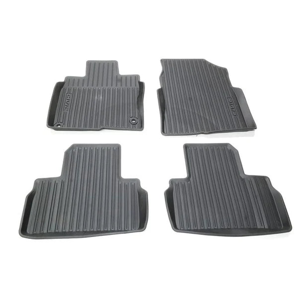 Genuine Honda 2016-2021 Civic Sedan/Hatchback All Season High Wall Floor Mat Set
