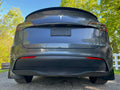Rally Armor 20-26 Tesla Model Y, Juniper Y Black Mud Flap - Metallic Black Logo