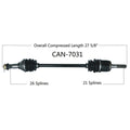 NEW ATV AXLE