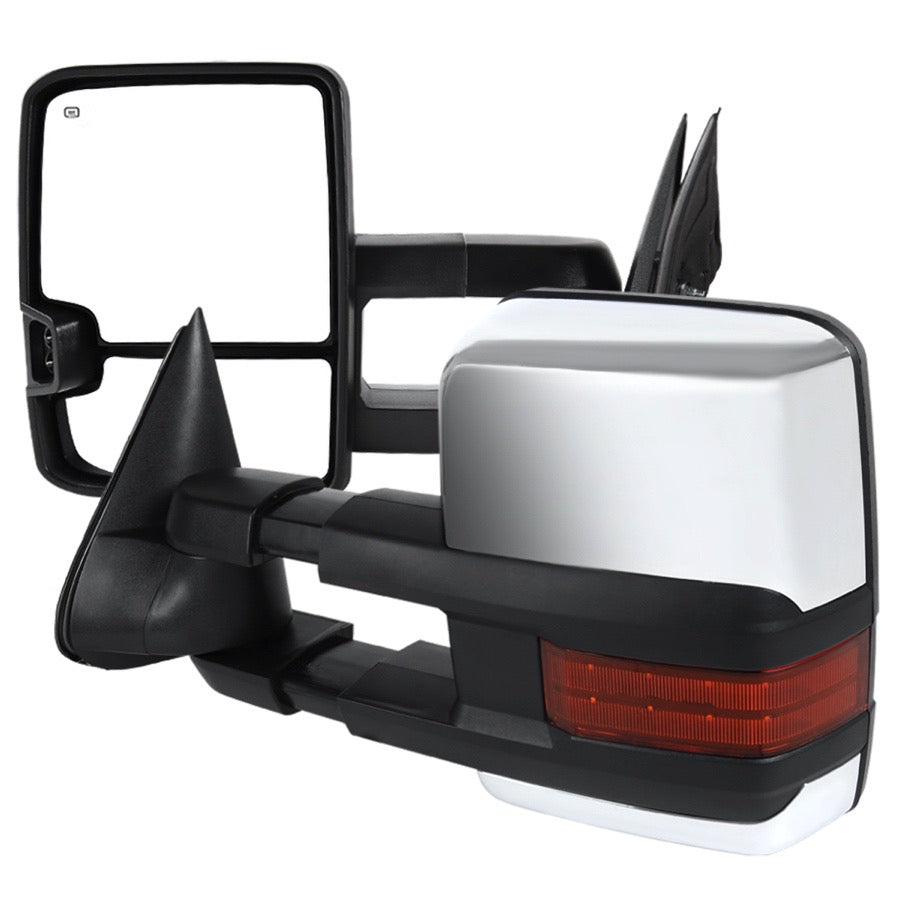 TOWING MIRROR CHROME CVR POWER HEAT