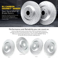 R1 Concepts Brake Rotor- Blank Fits Acura Legend