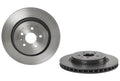 Brembo 12-18 Tesla S Rear Premium UV Coated OE Equivalent Rotor