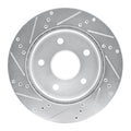 DFC 05-11 Dodge Dakota 4WD Front Right Drilled & Slotted Silver Brake Rotor